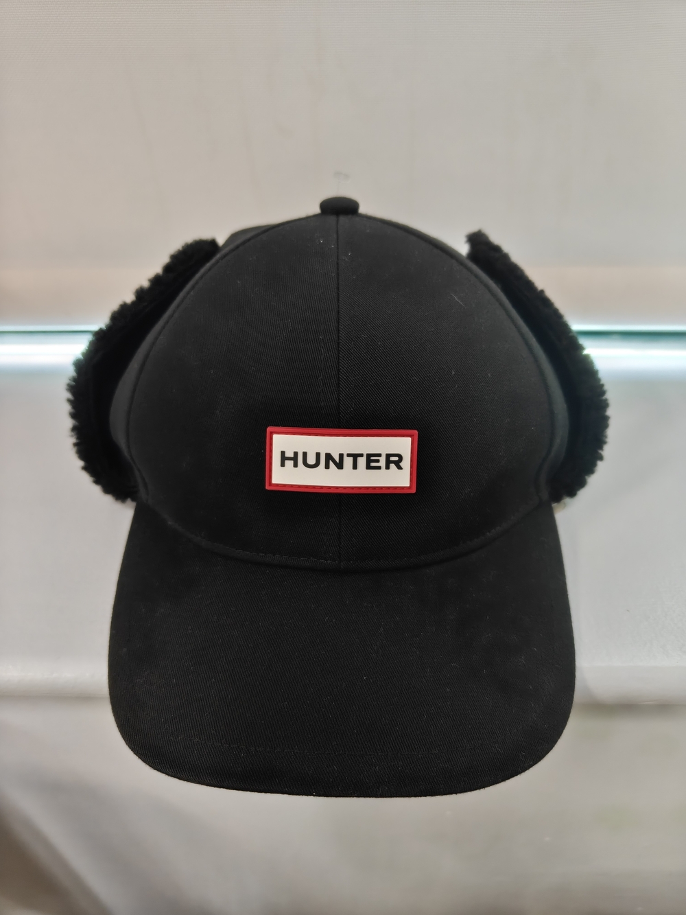 Hunter Faux Shearling Lined Flap Trapper Cap